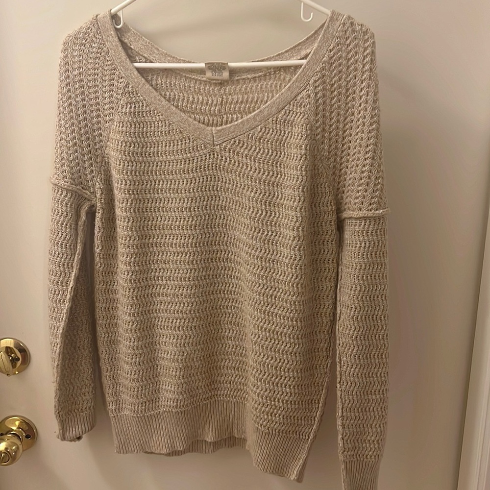 Tan sweater